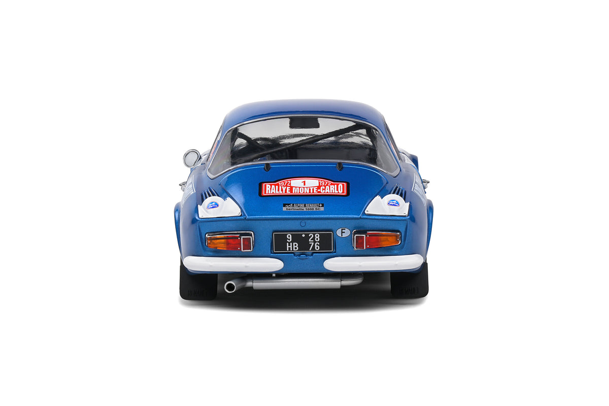 Solido S1804210 miniature collection 1/18 Alpine A110 1600S Rallye Monte Carlo 1972 – #1 Therier/Roure - Breizh Modélisme.