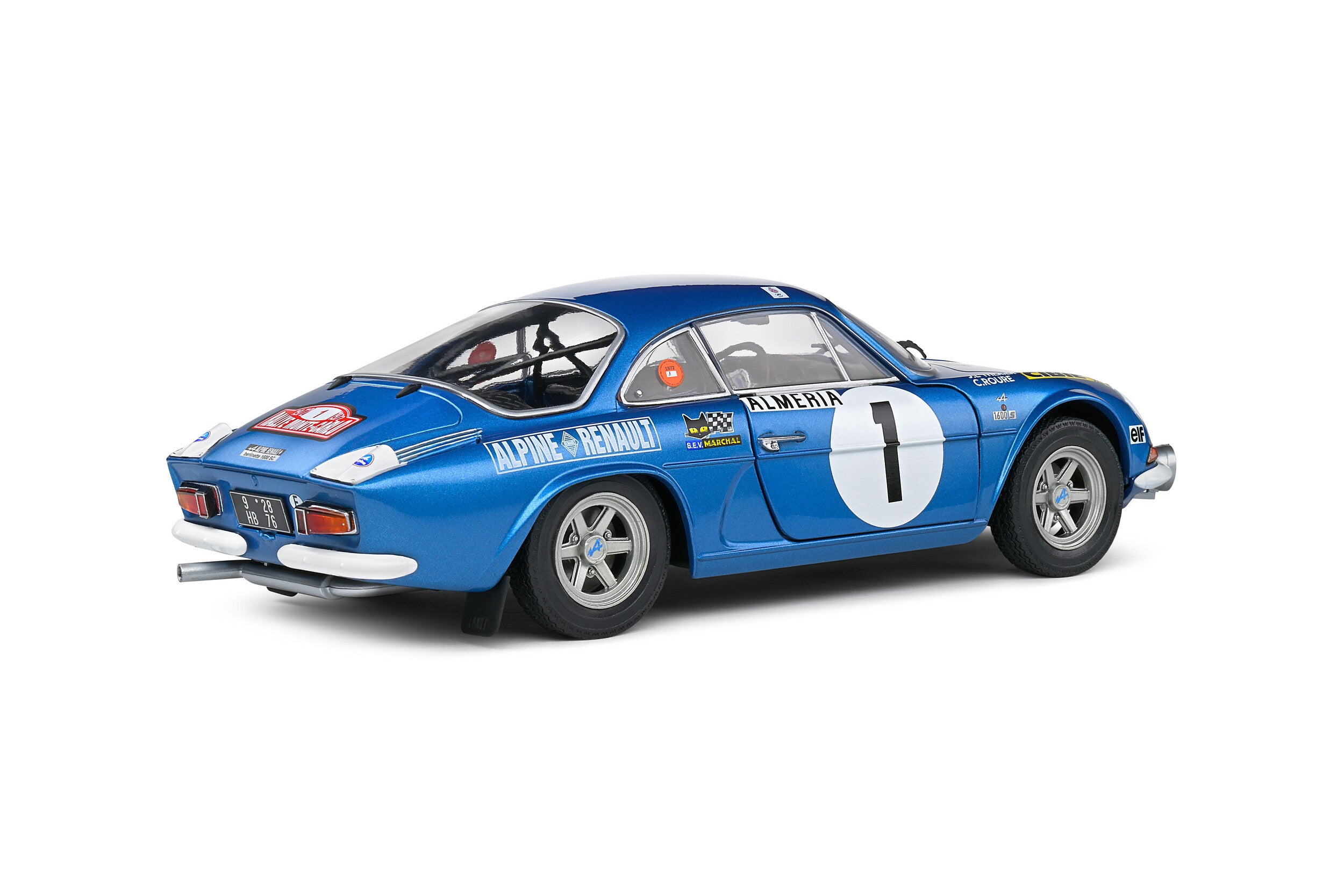 Solido S1804210 miniature collection 1/18 Alpine A110 1600S Rallye Monte Carlo 1972 – #1 Therier/Roure - Breizh Modélisme.