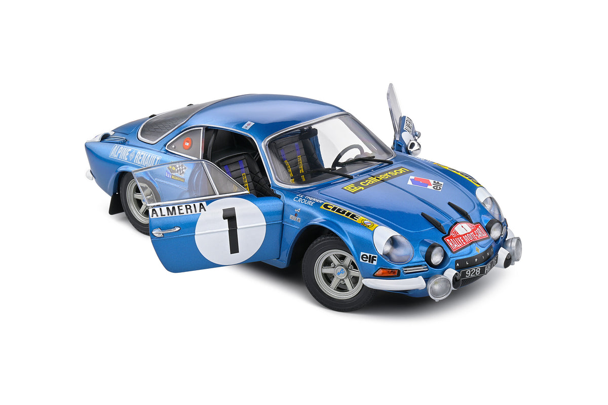 Solido S1804210 miniature collection 1/18 Alpine A110 1600S Rallye Monte Carlo 1972 – #1 Therier/Roure - Breizh Modélisme.