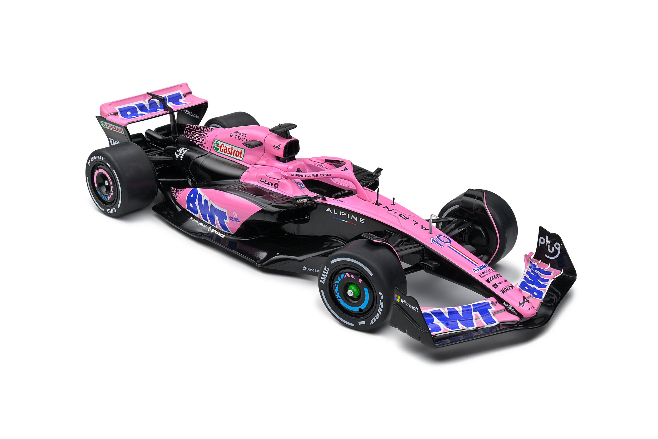Solido S1808806 Voiture miniature collection 1/18 Alpine A523 Presentation version – Pink Edition – 2023