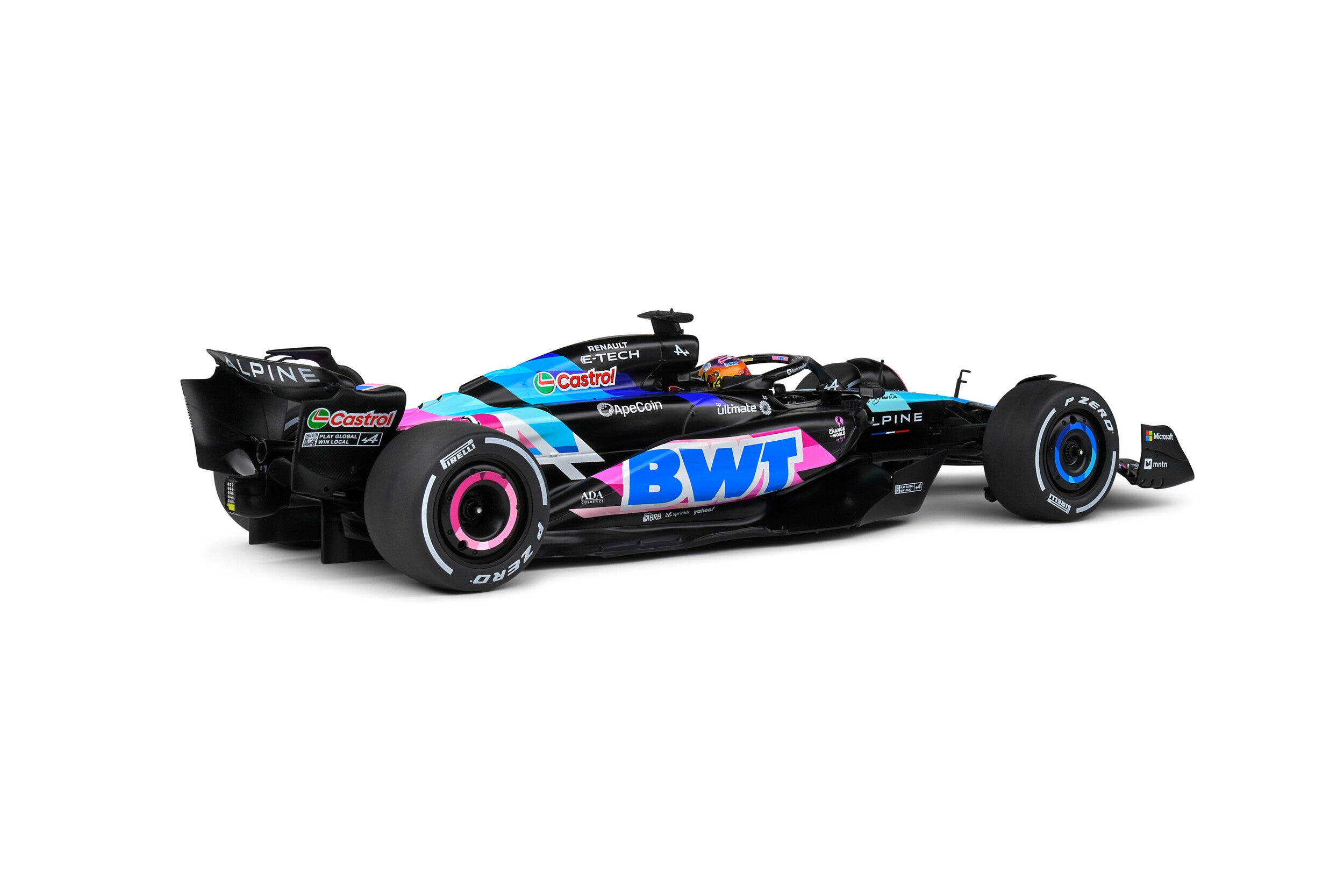 Solido S18014001 Voiture miniature collection 1/18 Alpine F1 Team A524 – MIAMI GP – 2024 – E.OCON