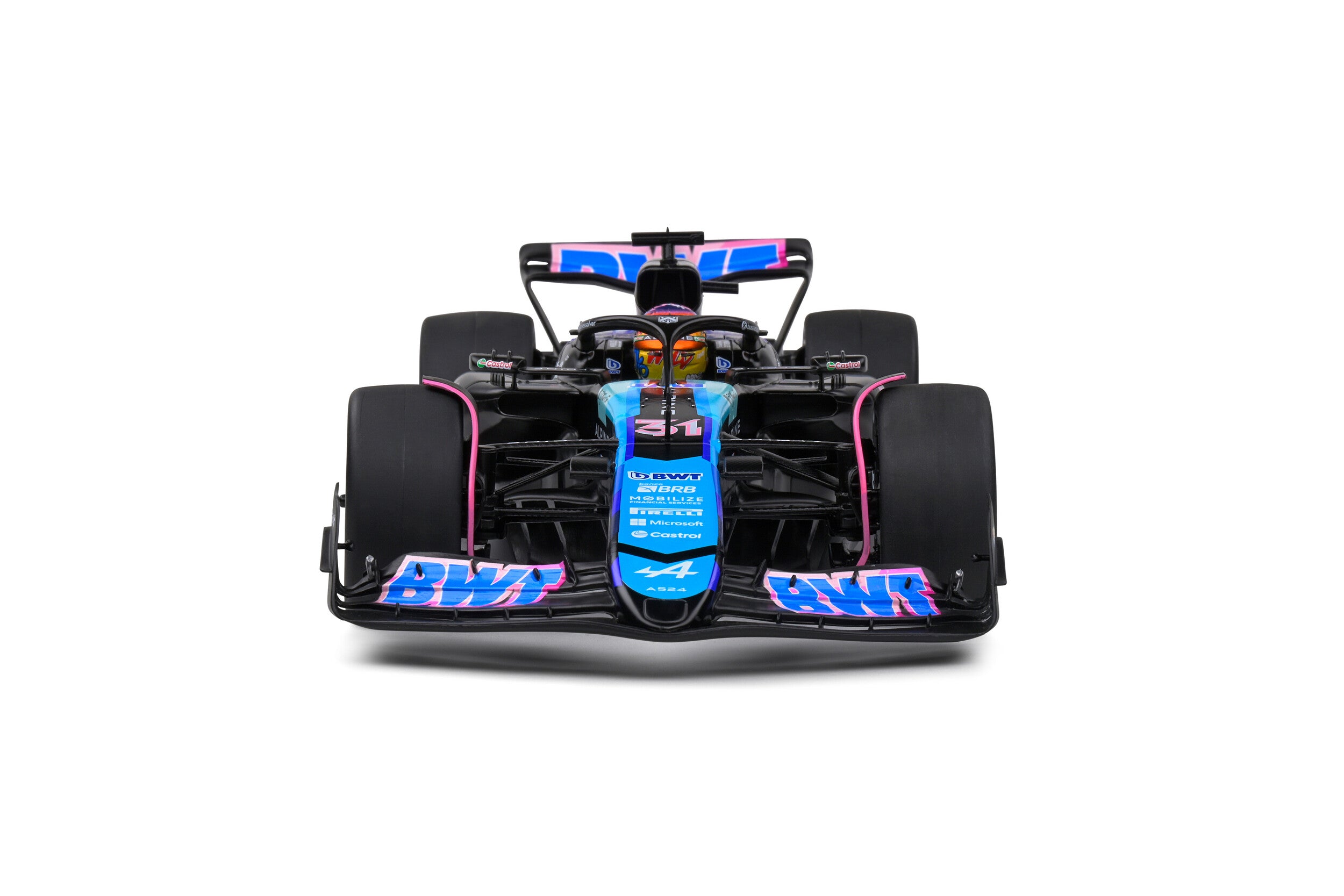 Solido S18014001 Voiture miniature collection 1/18 Alpine F1 Team A524 – MIAMI GP – 2024 – E.OCON