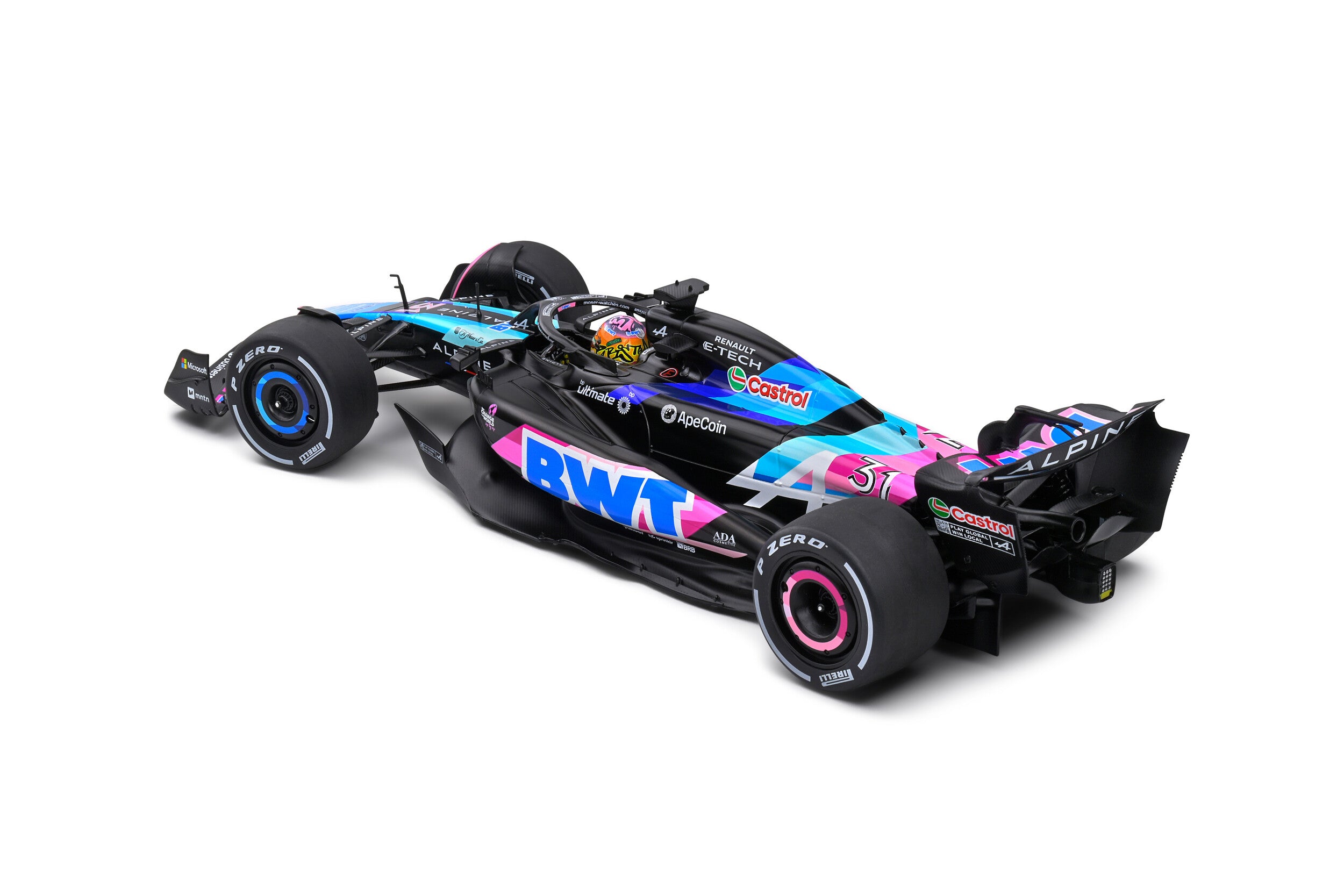Solido S18014001 Voiture miniature collection 1/18 Alpine F1 Team A524 – MIAMI GP – 2024 – E.OCON