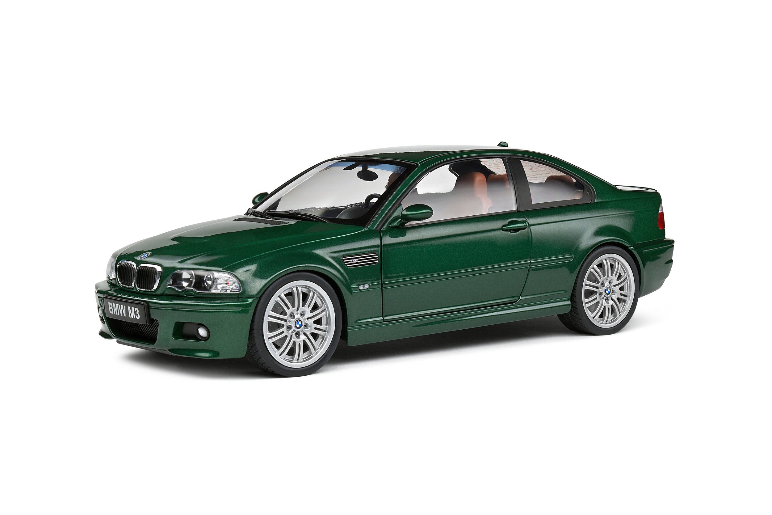 Solido S1806507 miniature collection 1/18 BMW E46 M3 Coupe Oxford Green 2000 - Breizh Modélisme.