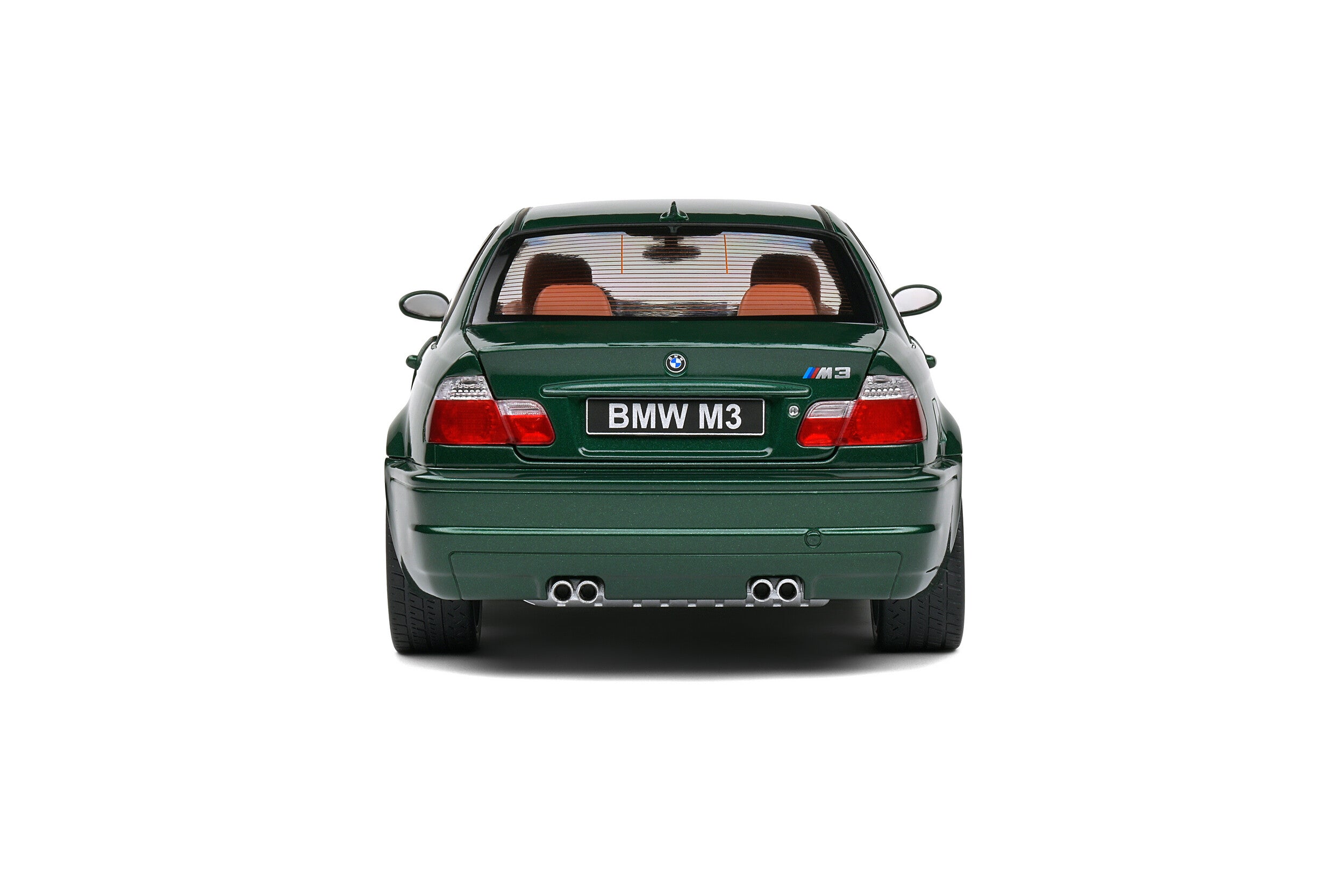 Solido S1806507 miniature collection 1/18 BMW E46 M3 Coupe Oxford Green 2000 - Breizh Modélisme.