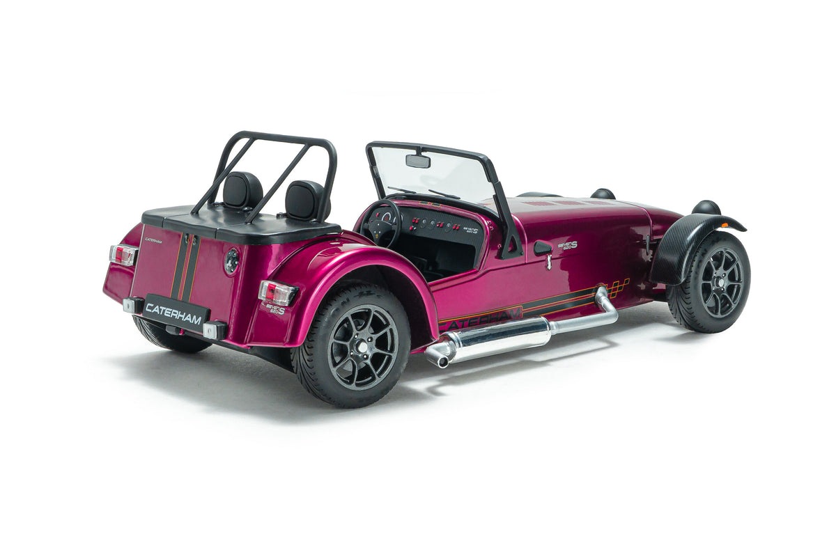 Solido S1801806 Voiture miniature collection 1/18 Caterham Seven 275 violet métallique 2014 - Breizh Modélisme.