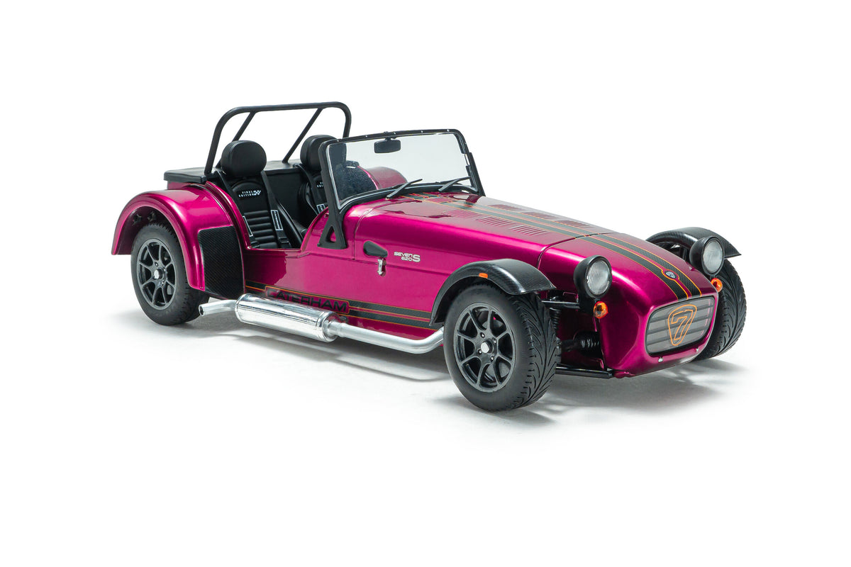 Solido S1801806 Voiture miniature collection 1/18 Caterham Seven 275 violet métallique 2014 - Breizh Modélisme.