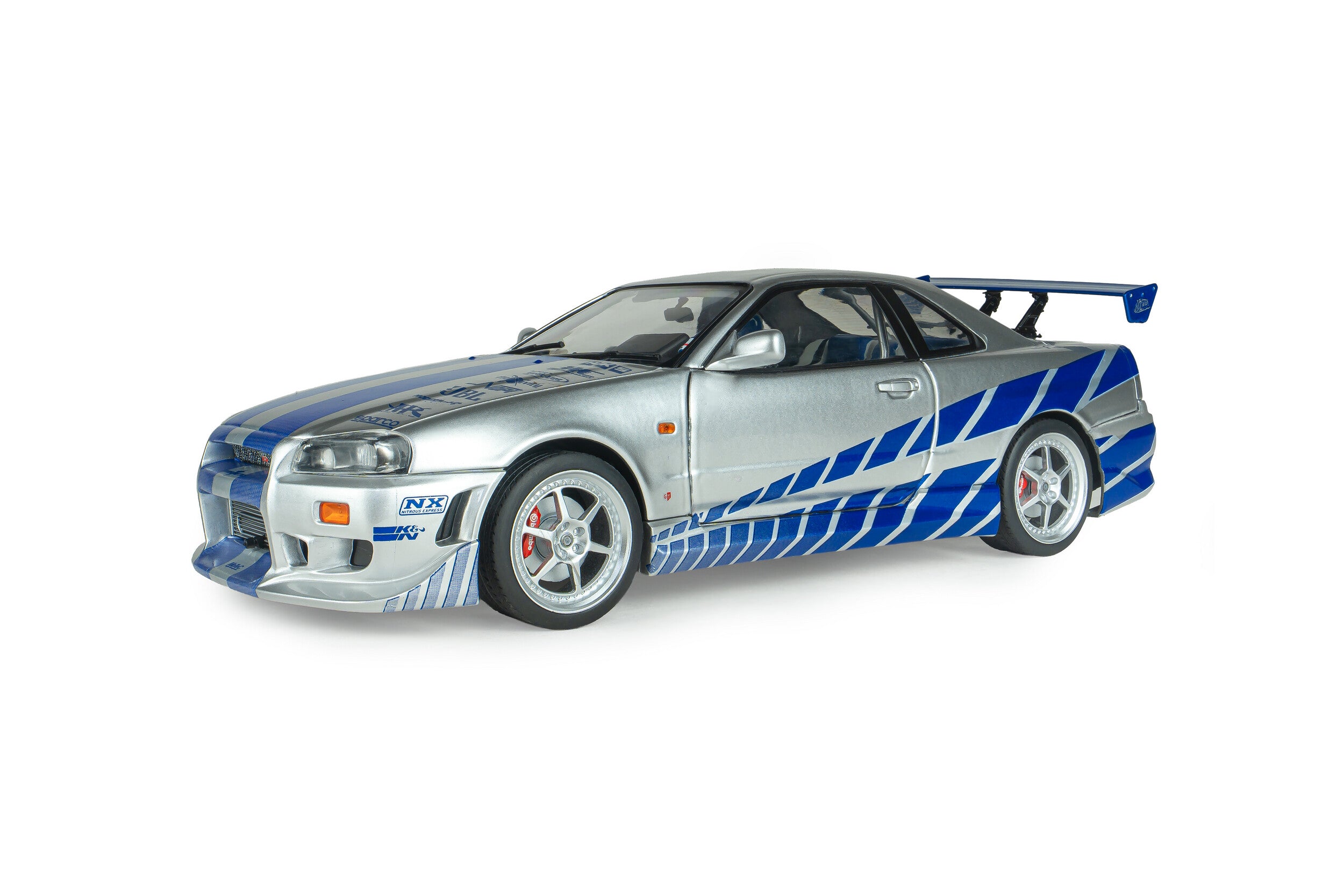 Solido S1804315A Voiture miniature collection 1/18 Nissan Skyline GT-R (BNR34) Fast Furious BRIAN 1999 - Breizh Modélisme.