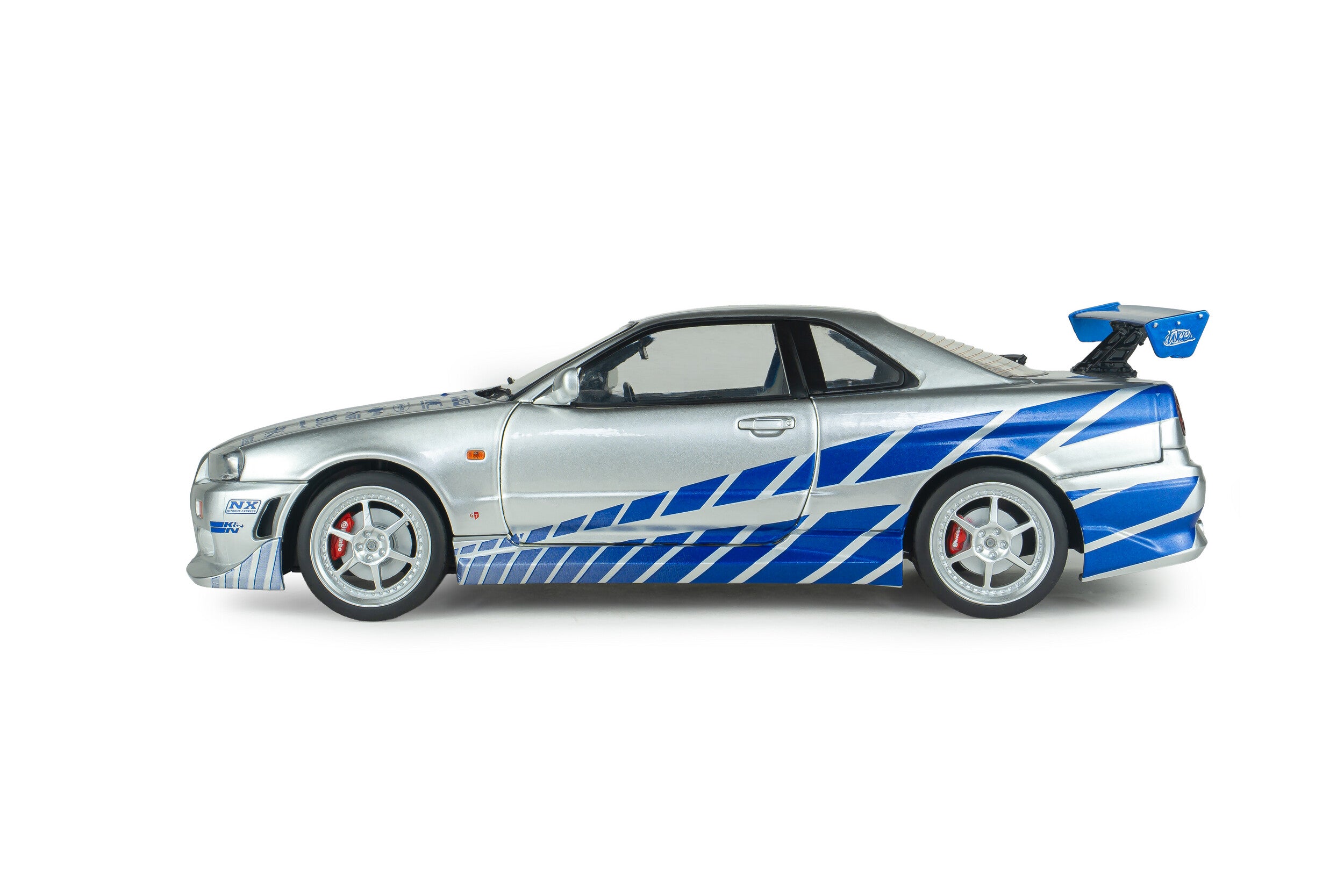 Solido S1804315A Voiture miniature collection 1/18 Nissan Skyline GT-R (BNR34) Fast Furious BRIAN 1999 - Breizh Modélisme.