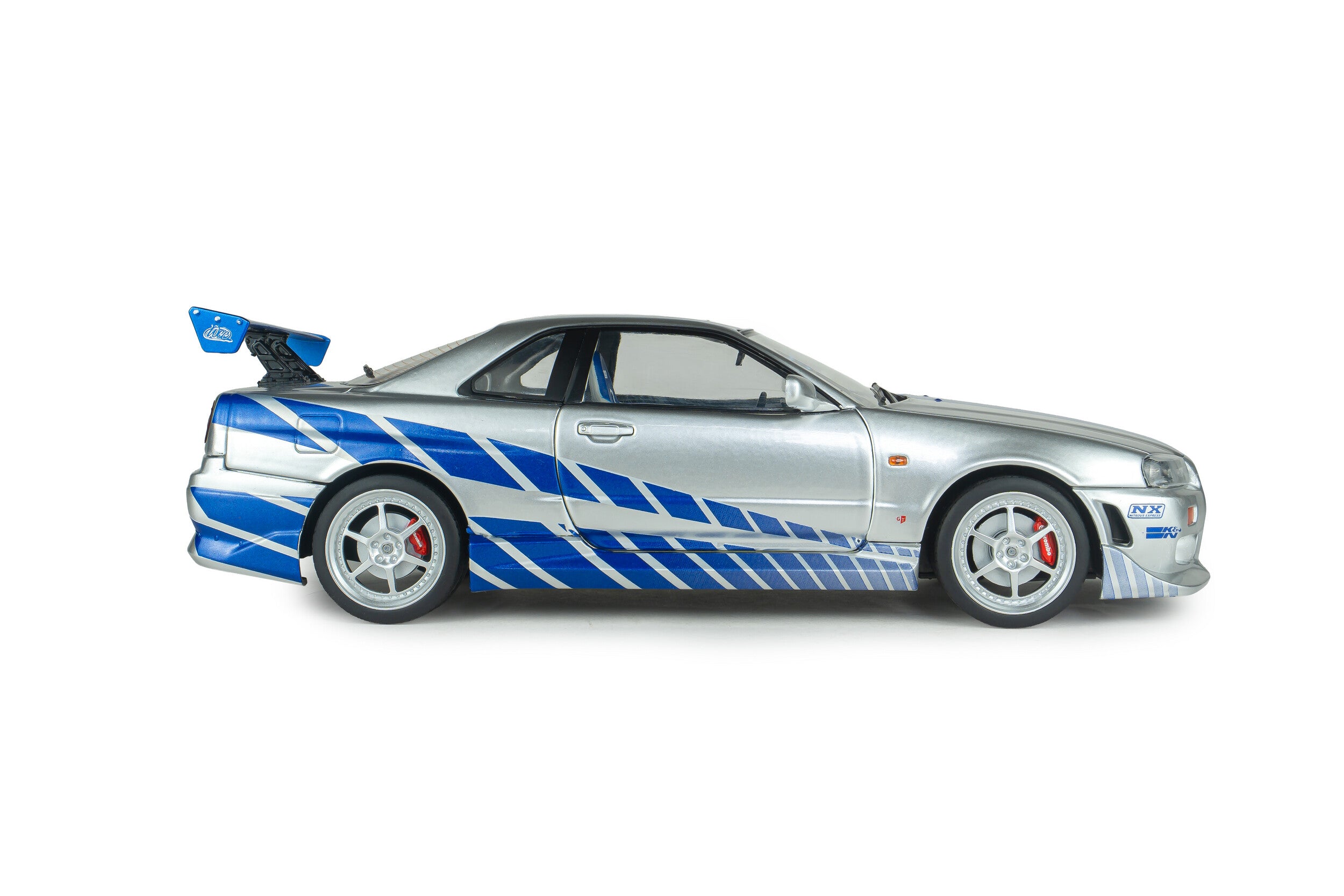 Solido S1804315A Voiture miniature collection 1/18 Nissan Skyline GT-R (BNR34) Fast Furious BRIAN 1999 - Breizh Modélisme.