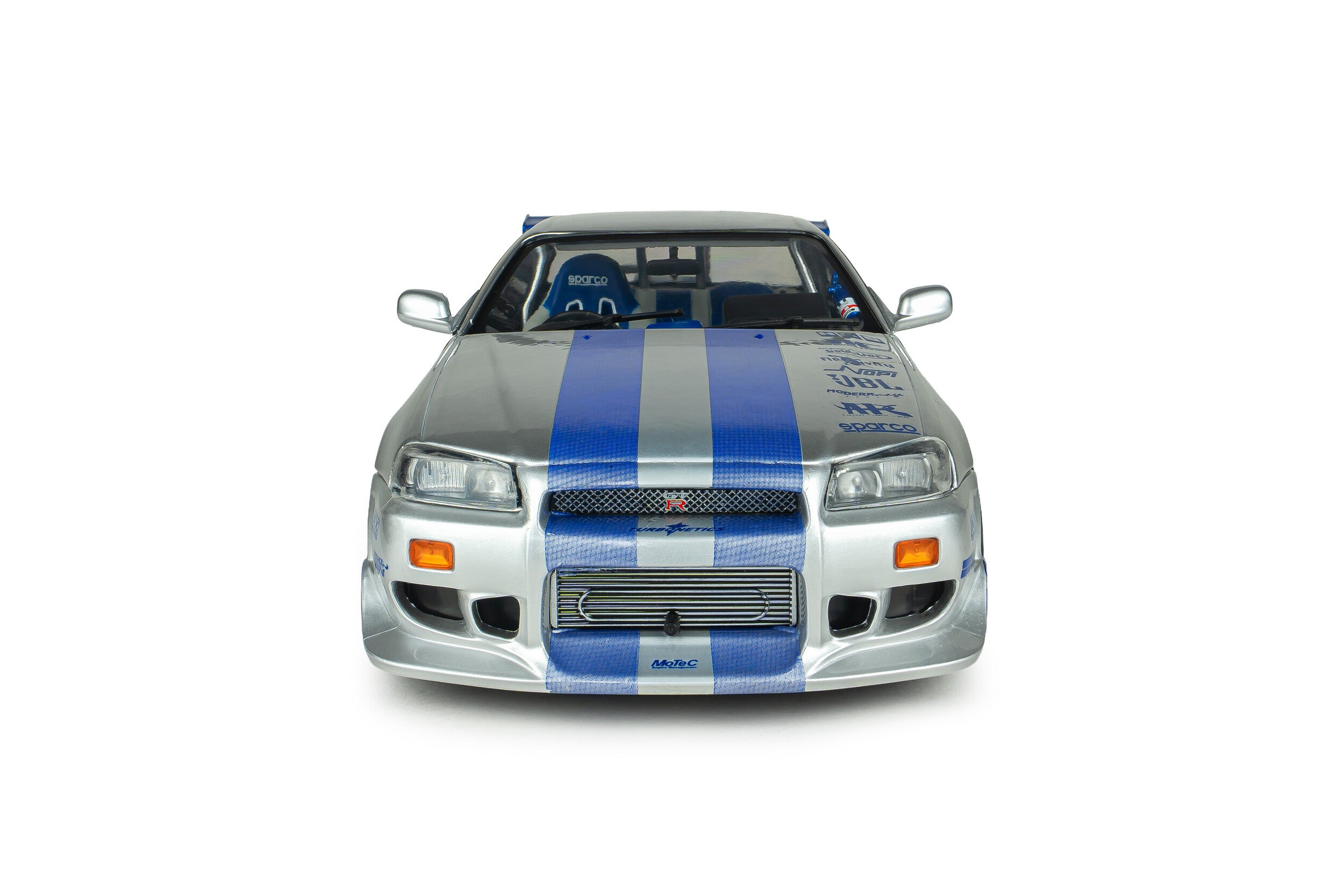 Solido S1804315A Voiture miniature collection 1/18 Nissan Skyline GT-R (BNR34) Fast Furious BRIAN 1999 - Breizh Modélisme.