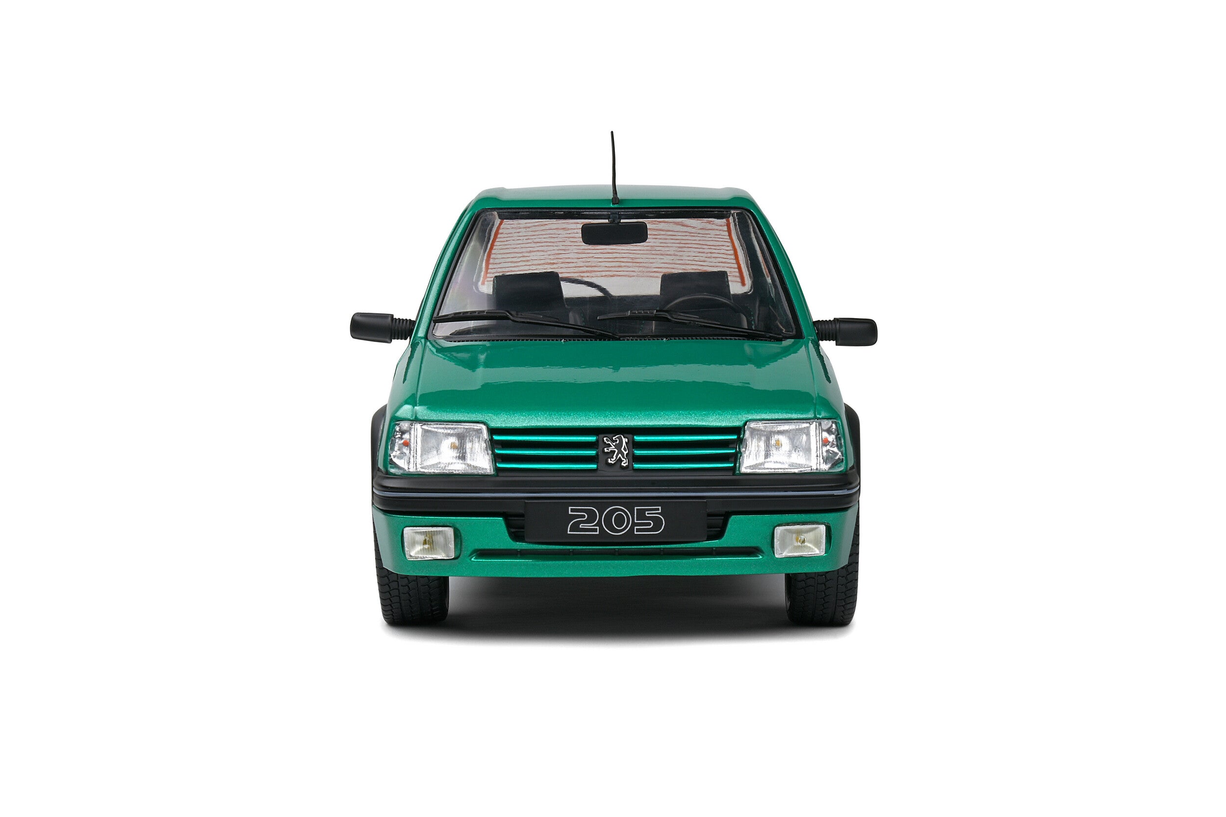 Solido S1801712 Voiture miniature collection 1/18 Peugeot 205 GTI Griffe – Vert Fluorite – 1992