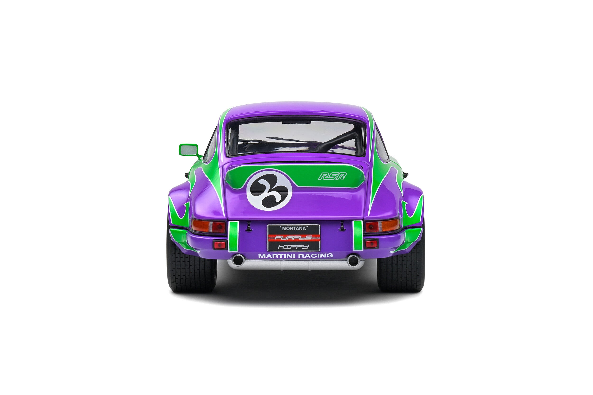 Solido S1801117 Voiture miniature collection 1/18 Porsche Purple Hippy Tribute – 1973