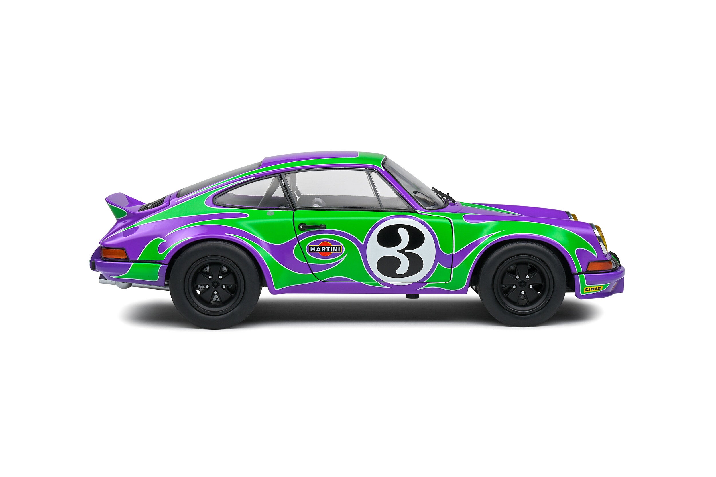 Solido S1801117 Voiture miniature collection 1/18 Porsche Purple Hippy Tribute – 1973