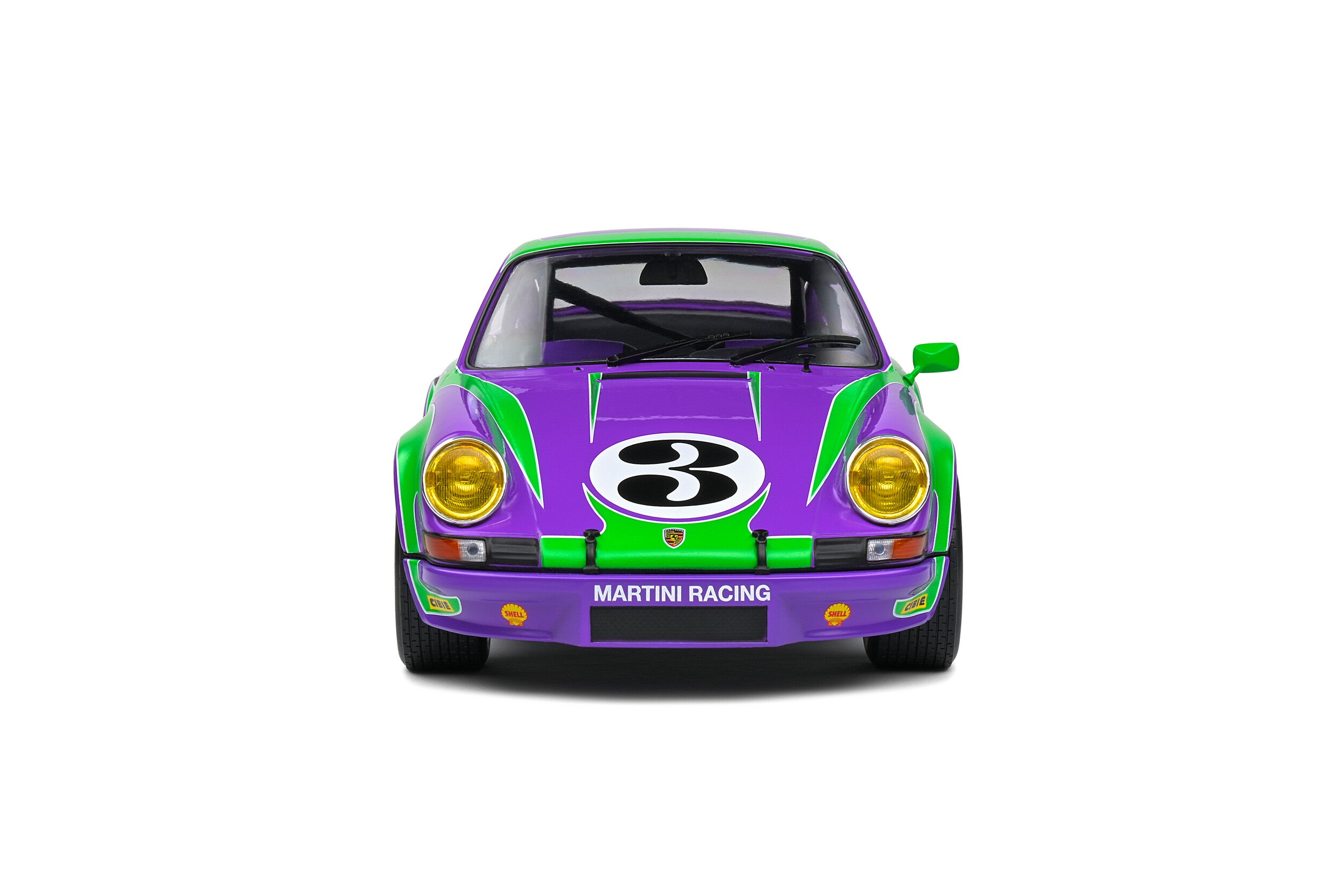 Solido S1801117 Voiture miniature collection 1/18 Porsche Purple Hippy Tribute – 1973