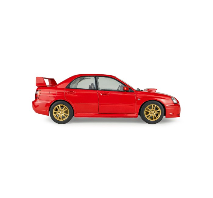 Solido S1812306 Voiture miniature collection 1/18 Subaru Impreza WRX STI rouge flamme 2004