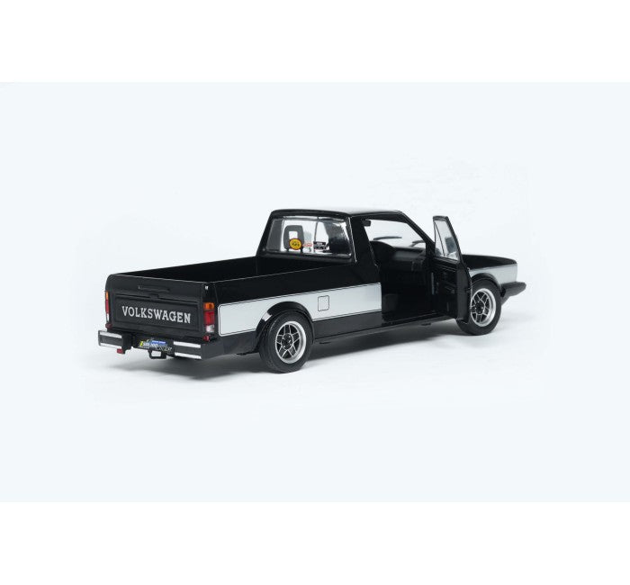 Solido S1803513 Voiture miniature collection 1/18 Volkswagen Caddy Mk.1 Solido Works noire 1982 - Breizh Modélisme.