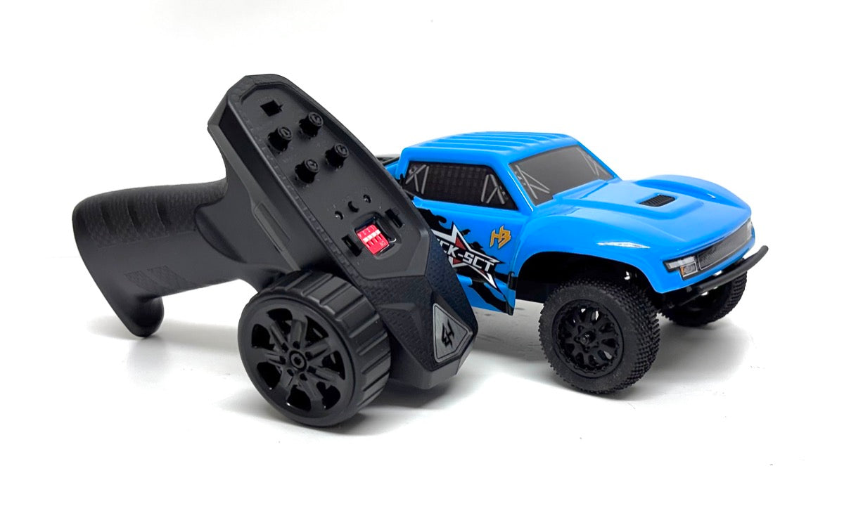 Short Course 1/24 Truck "Speck-SCT" brushless RTR bleu - Breizh Modélisme.