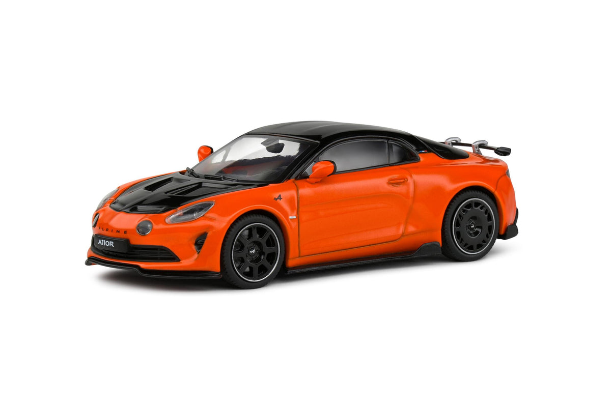 Voiture miniature 1/43 Alpine A110 Radicale Feu orange 2023 Solido S4317202 - Breizh Modélisme.