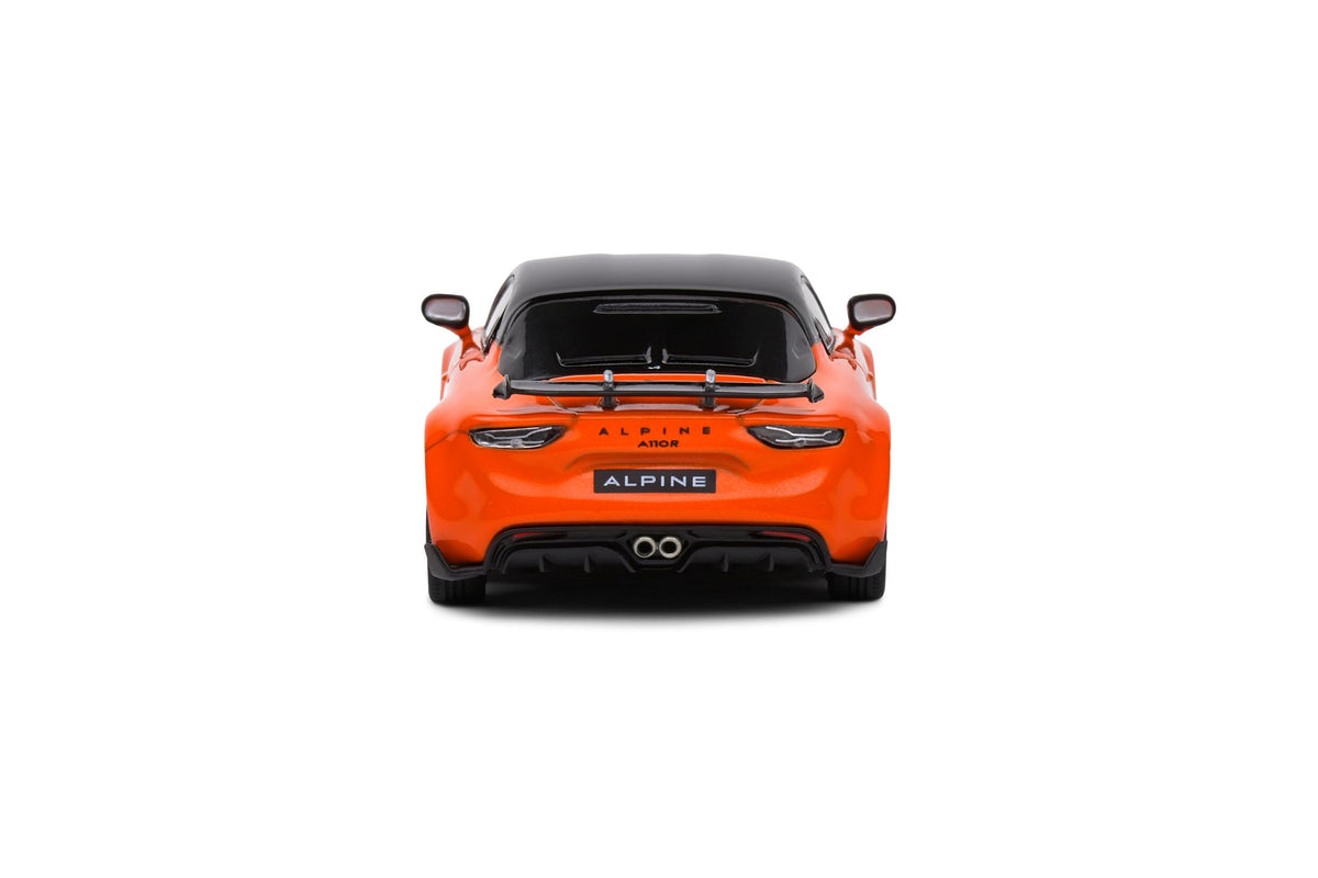 Voiture miniature 1/43 Alpine A110 Radicale Feu orange 2023 Solido S4317202 - Breizh Modélisme.