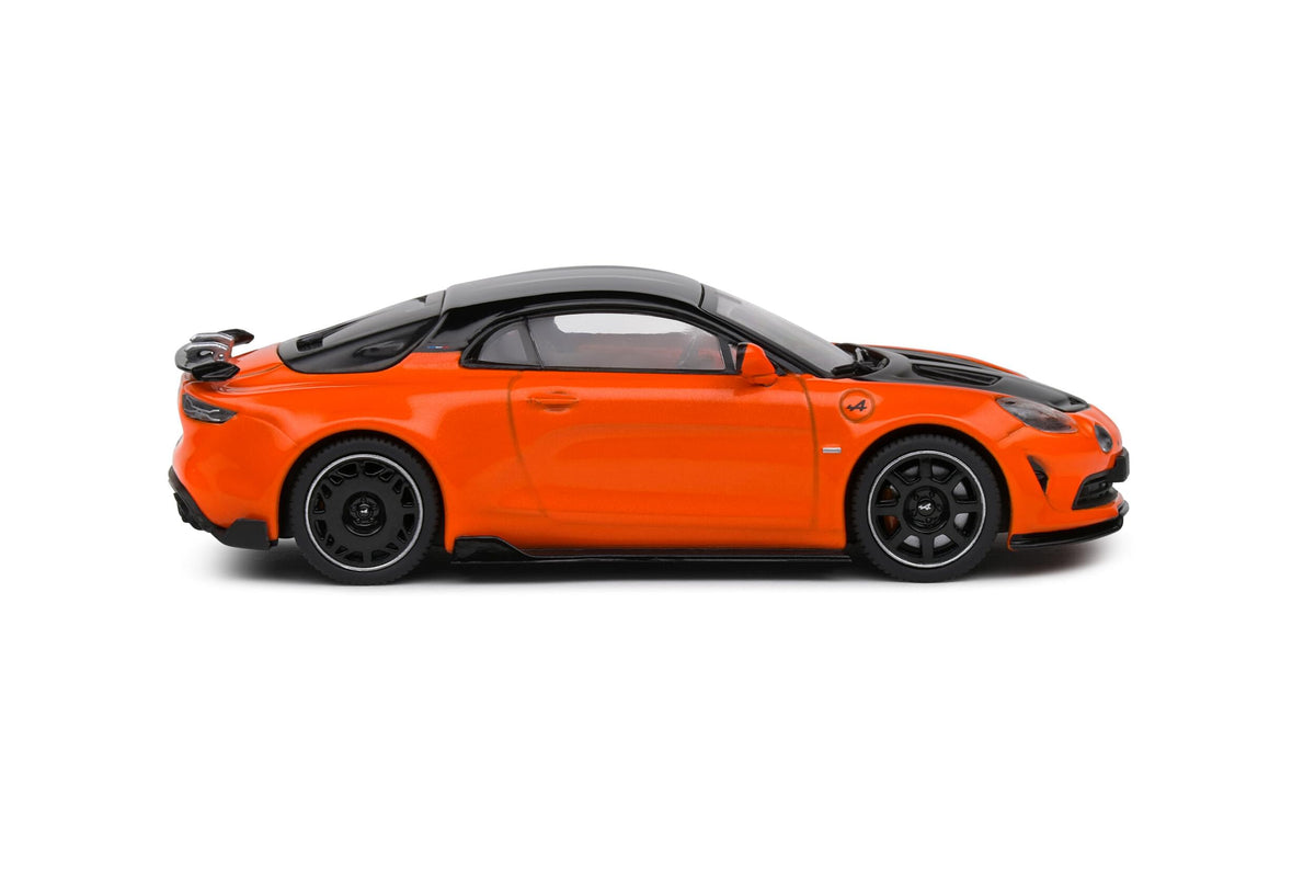 Voiture miniature 1/43 Alpine A110 Radicale Feu orange 2023 Solido S4317202 - Breizh Modélisme.