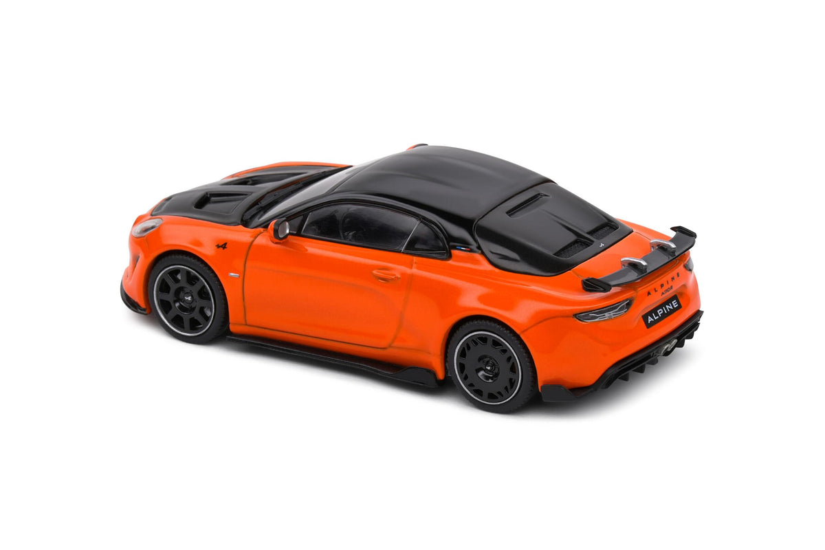 Voiture miniature 1/43 Alpine A110 Radicale Feu orange 2023 Solido S4317202 - Breizh Modélisme.