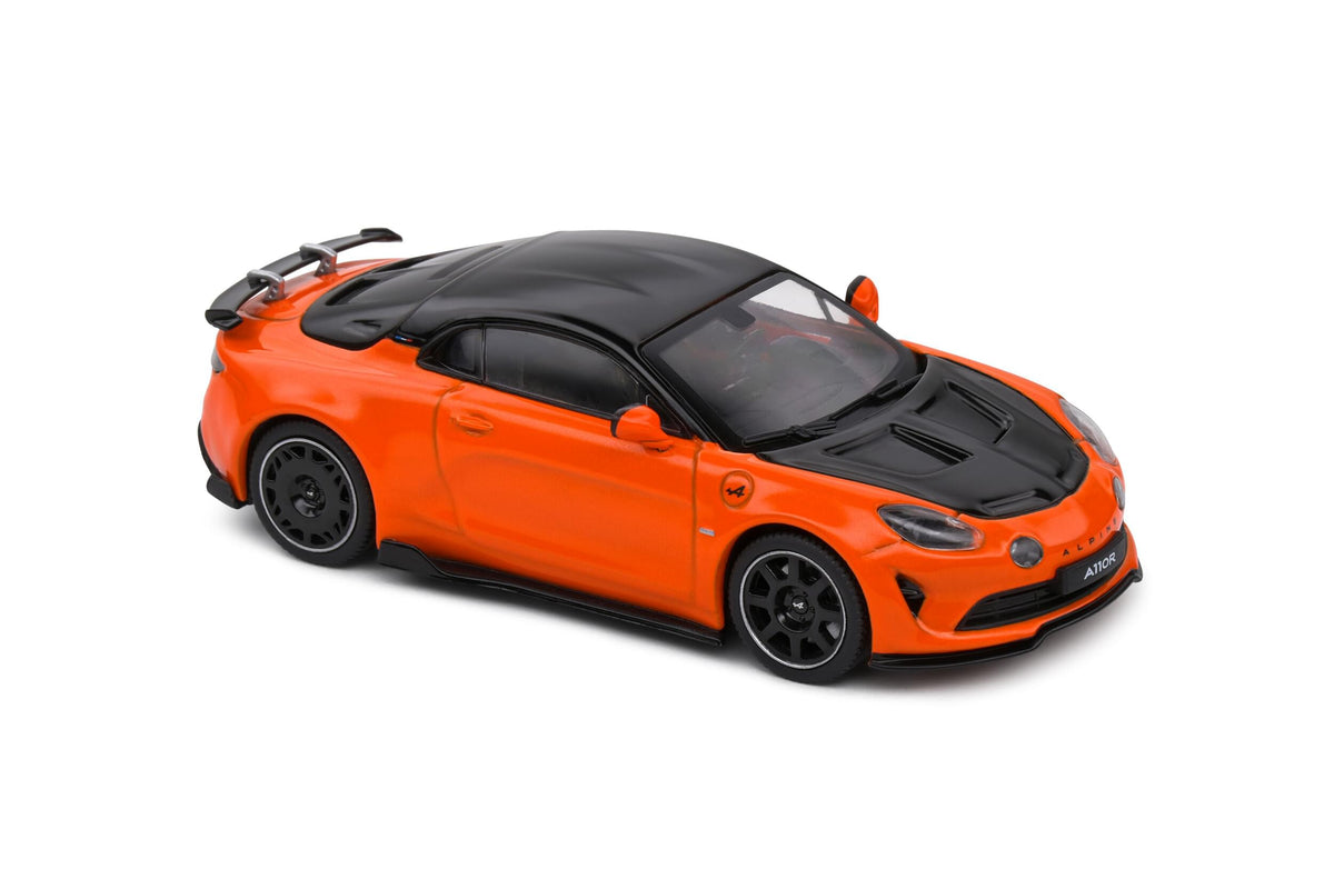 Voiture miniature 1/43 Alpine A110 Radicale Feu orange 2023 Solido S4317202 - Breizh Modélisme.