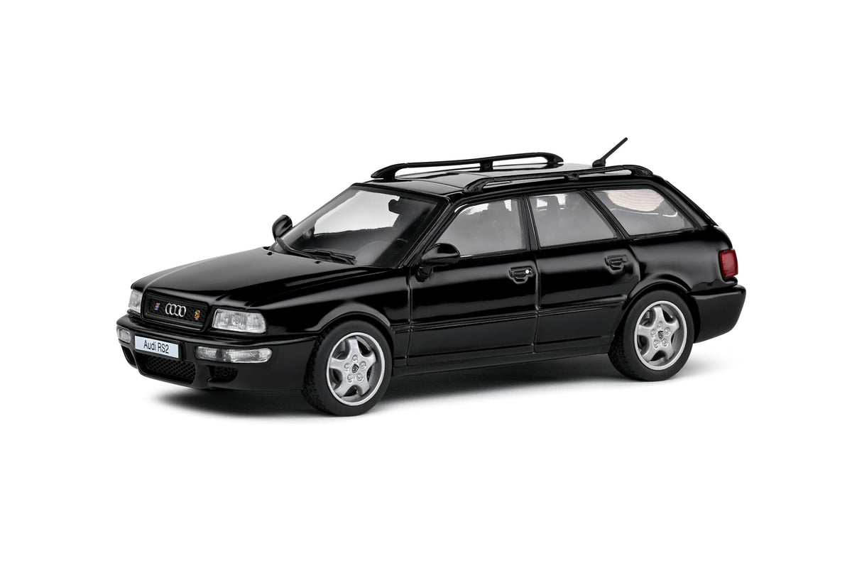 Voiture miniature 1/43 Audi Avant RS2 noir brillant Solido S4310103