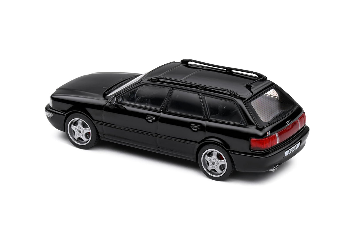 Voiture miniature 1/43 Audi Avant RS2 noir brillant Solido S4310103