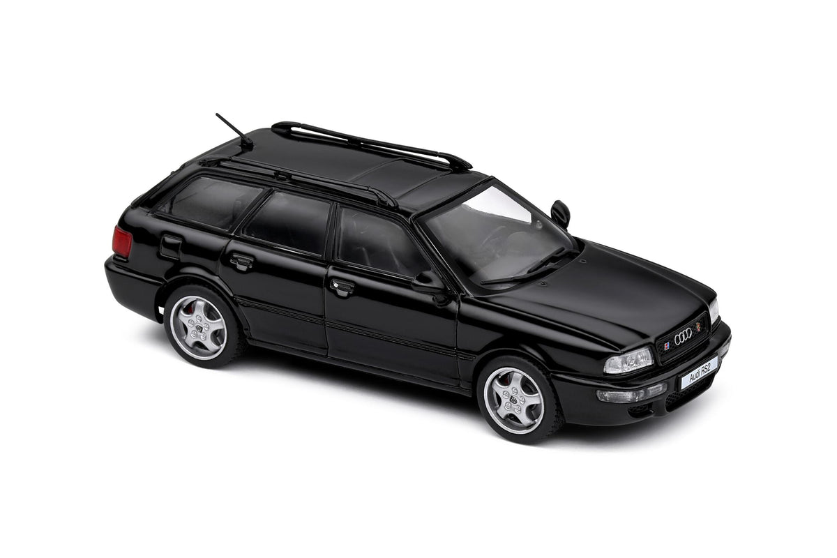 Voiture miniature 1/43 Audi Avant RS2 noir brillant Solido S4310103