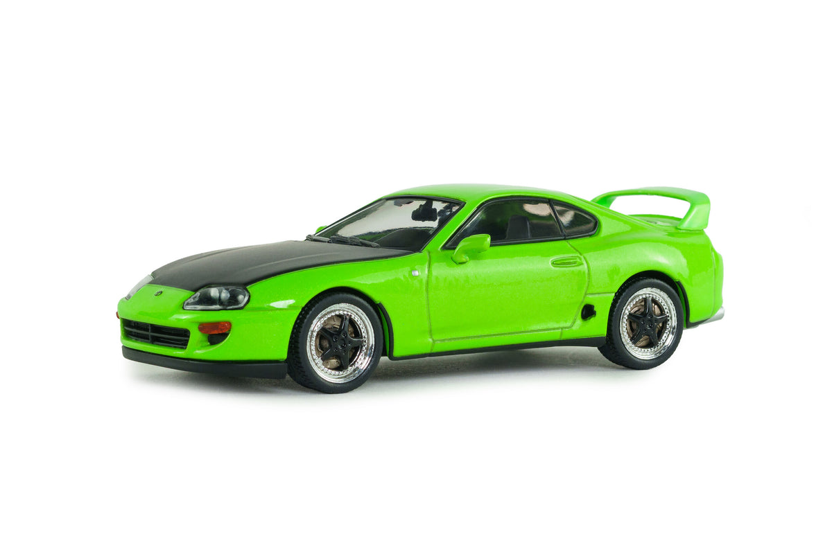 Voiture miniature 1/43 Toyota Supra Mk.4 Solido works neon vert 2001