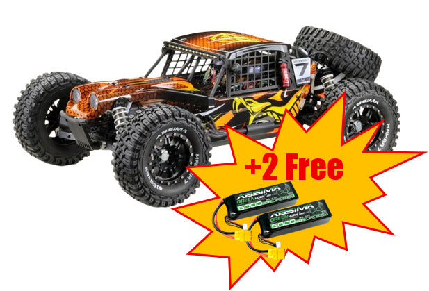 Rock Racer Absima 1/7 "MAMBA 7" Orange 6S BL RTR - 17002