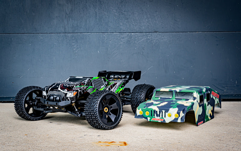 Monster truck 1/8 « TORCH/GUARDIAN 2 en 1 » vert/noir 4S RTR - 13103G-BLACK - Breizh Modélisme.