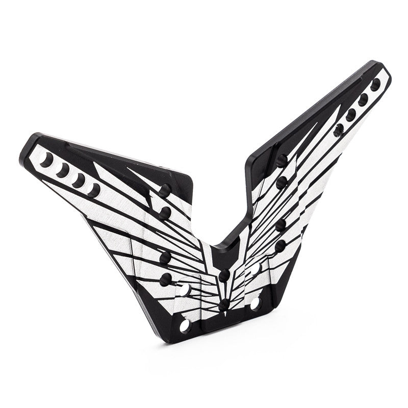 Support Arrière Alu. 4mm OAS noir (fabrication FR) - REV-OP36-FR