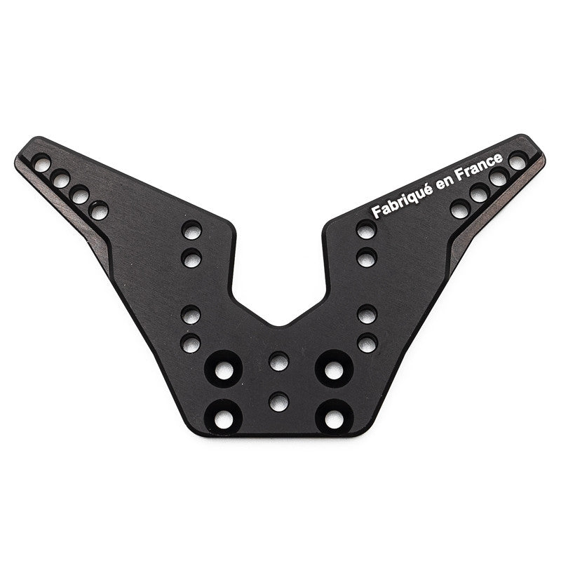Support Arrière Alu. 4mm OAS noir (fabrication FR) - REV-OP36-FR