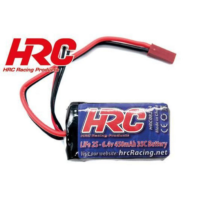 Batterie HRC Racing LiFe 6.4V 450mAh 35C BEC - Bateau Joysway 8108V5