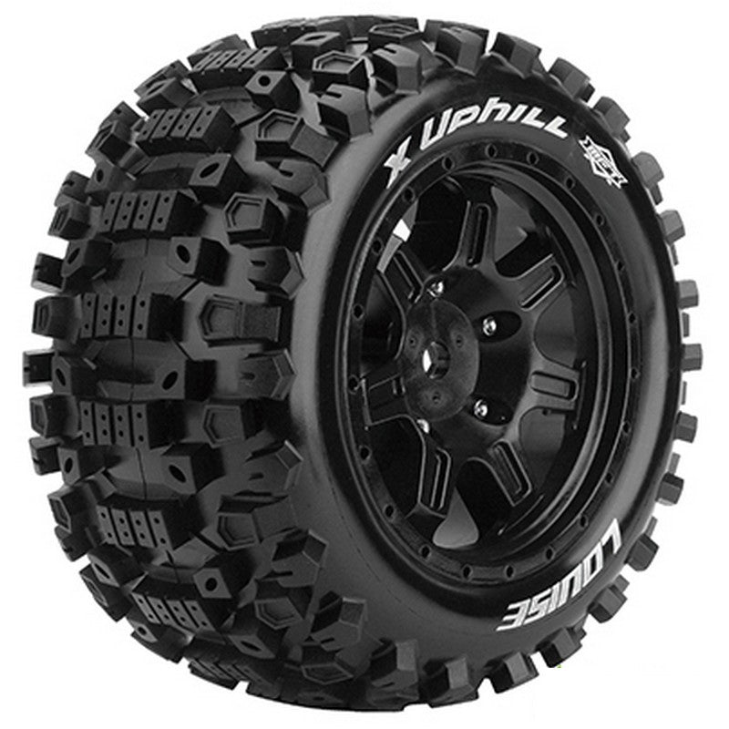 2 Pneus et jantes Louise X-UPHILL pour Traxxas XMaxx 3297B