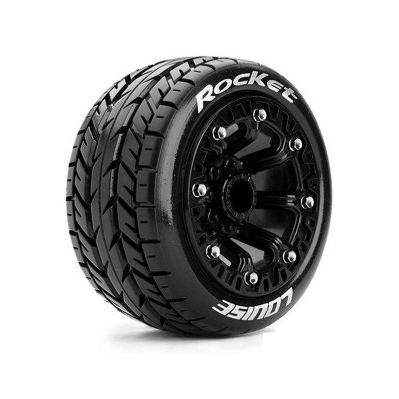 2 Pneus et jantes 2,2 Louise ST-ROCKET pour Traxxas 1/16 3188SB"