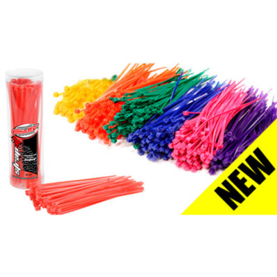 Lot de 50 Colliers nylon blanc 2,5x100mm Corally