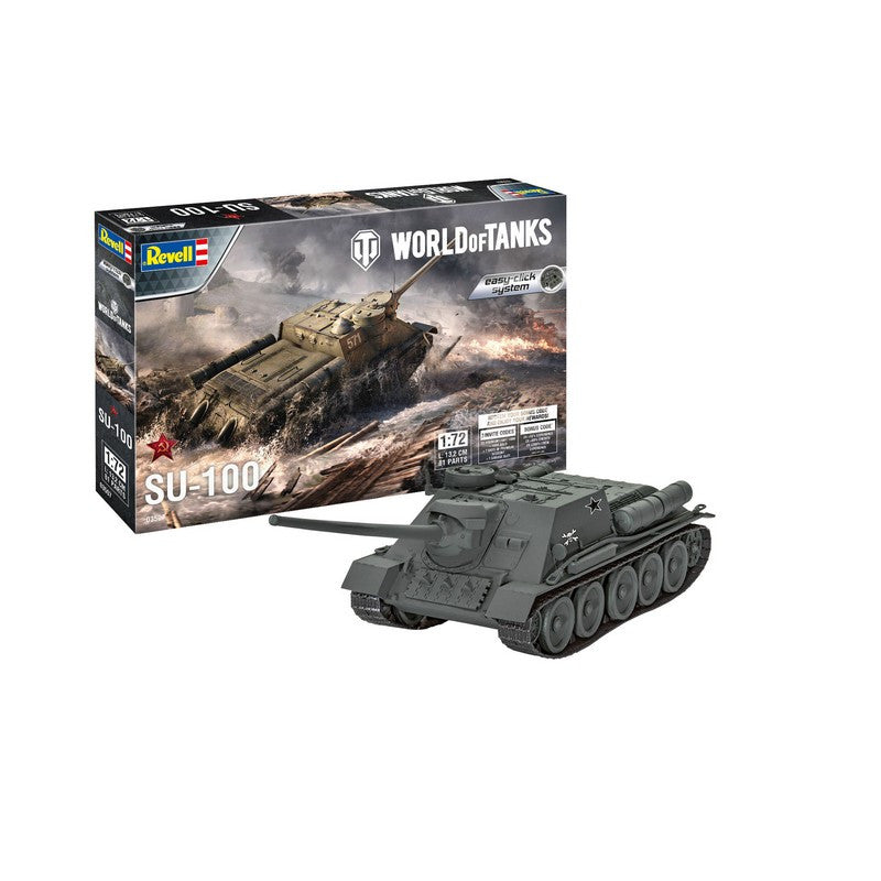 Maquette Militaire Char SU-100 World of Tanks" - 1/72 - Revell 03507"