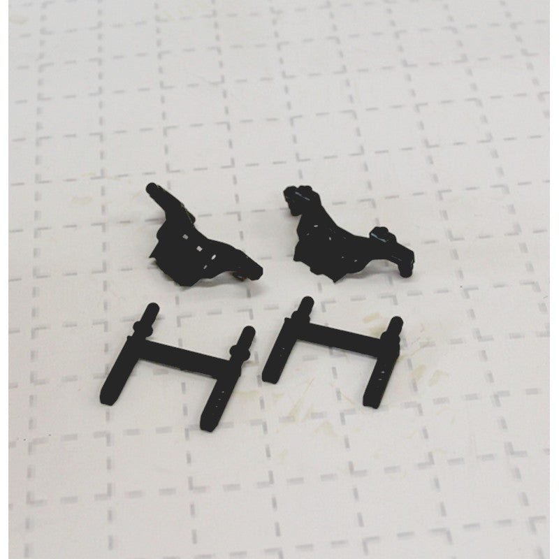 Support d'amortisseur et de carrosserie av/arr pour DF-Fun-Racer 1/14 4WD RTR - 7608
