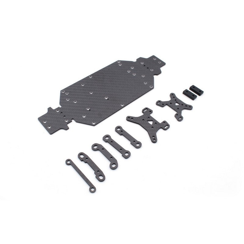 Kit UPGRADE châssis et supports carbone Wltoys 144001, Z06 3120, Mini Cito 1/14