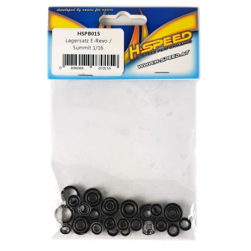 Kit de 36 roulements à billes étanches pour Traxxas E-Revo / Summit 1/16