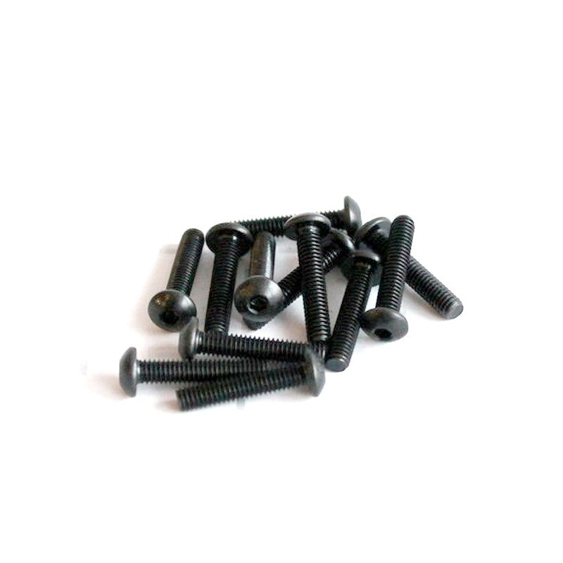 Lot de 12 vis M4x20mm - DF Model 7576 / Pour Voiture DF Model Destructor 1/8
