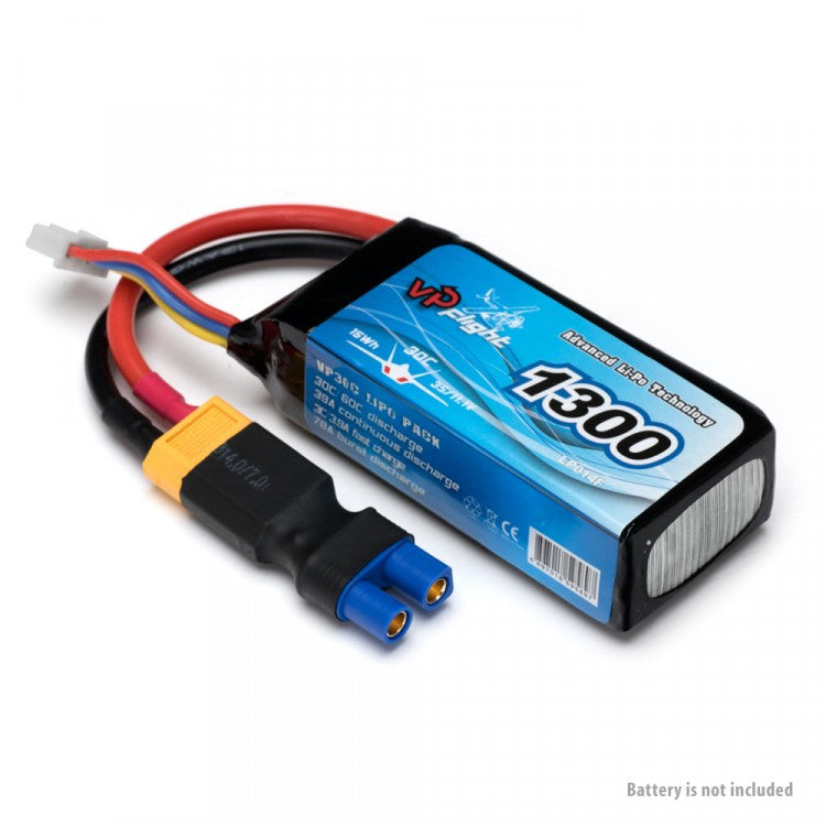 Adaptateur de connecteur XT60 (mâle) - EC3 (femelle)
