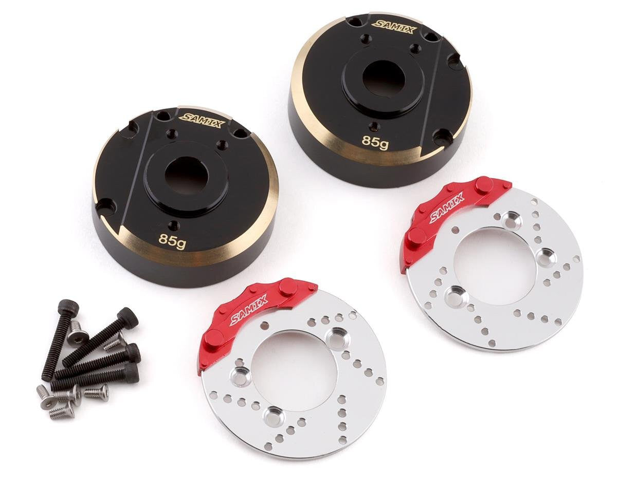 Option TRX4 SAMIX - Ensembles d'étriers en laiton Traxxas TRX-4 - 4413C2H