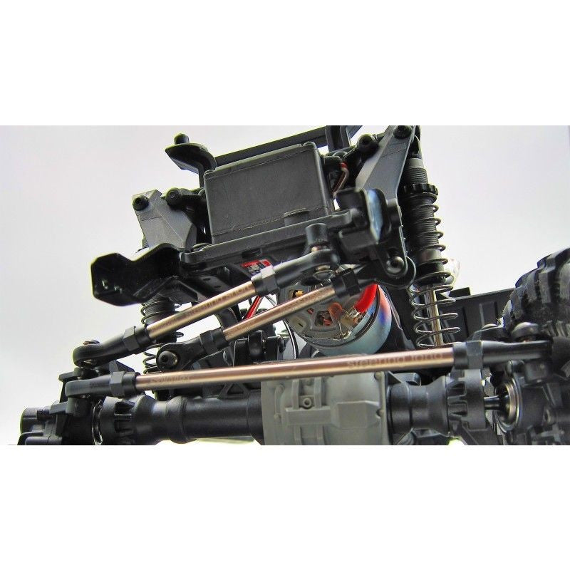 Option TRX4 SAMIX - Kit biellette de direction titane 1 court / 1 long Traxxas TRX-4