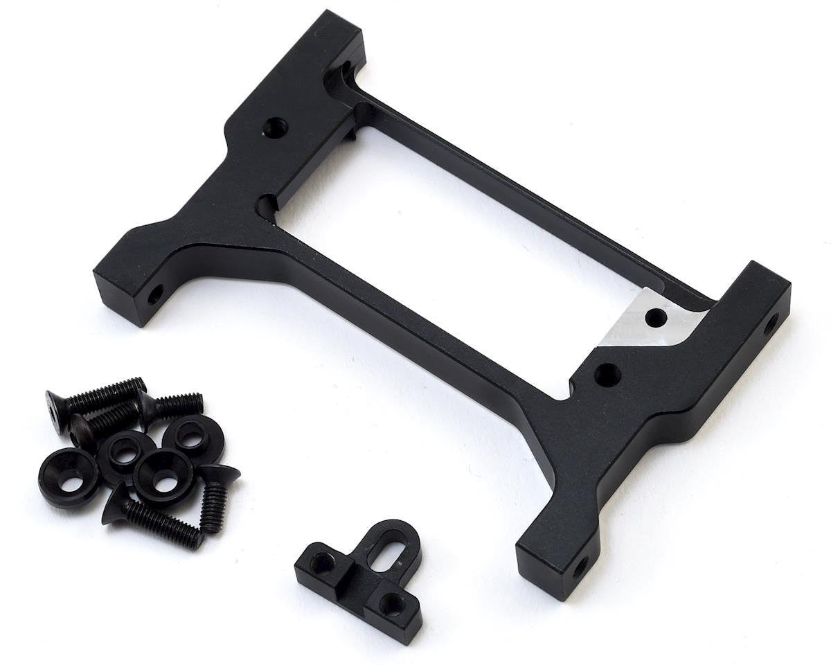 Option TRX4 SAMIX - Support de servo réglable croisé avant noir (comprend 4 pièces de col servo) Traxxas TRX-4