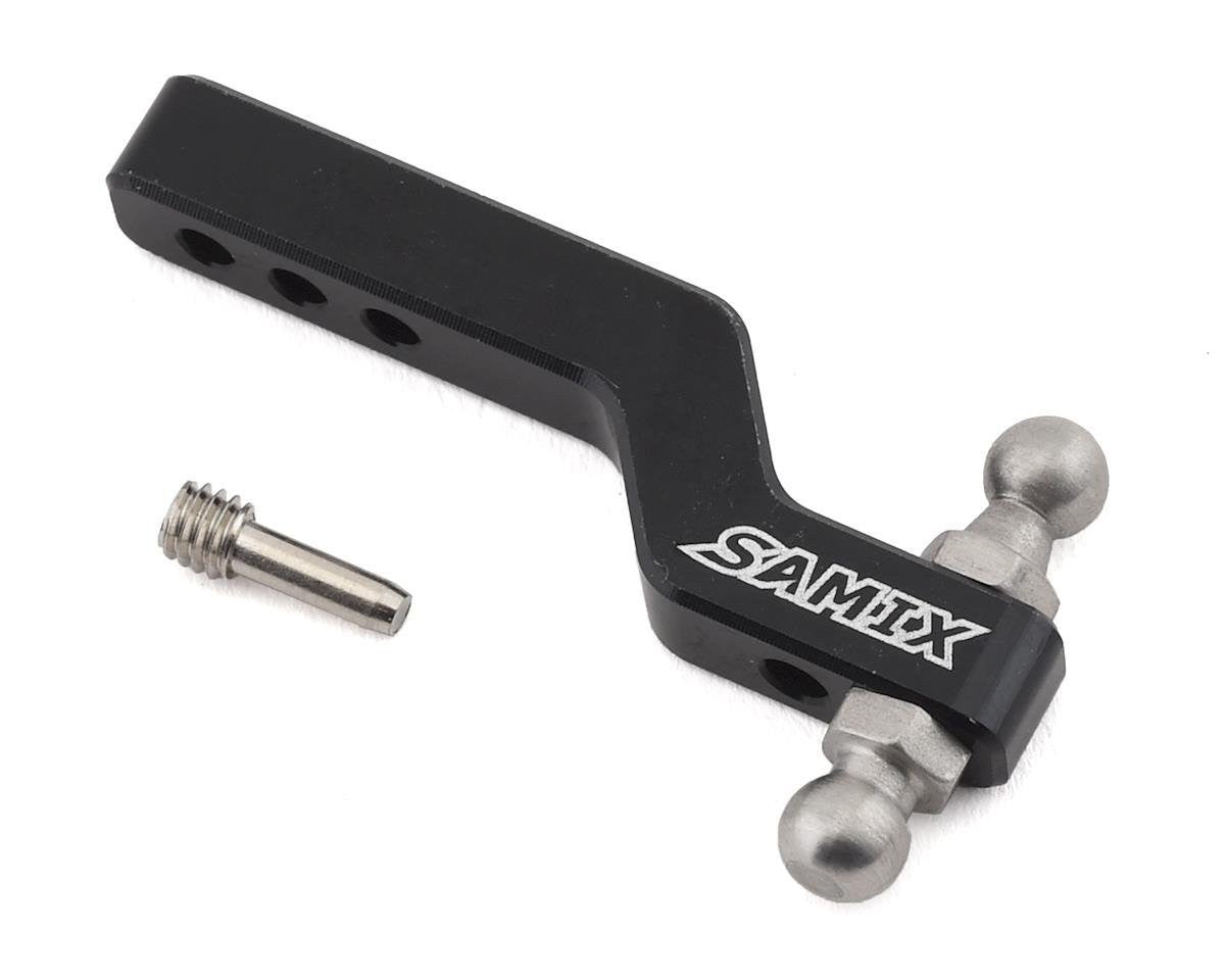 Option TRX4 SAMIX - Attelage noir en acier inoxydable Traxxas TRX-4