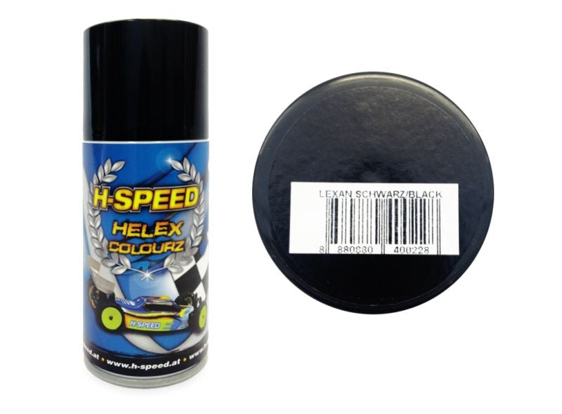 Peinture Lexan pour Carrosserie 150ml - NOIR